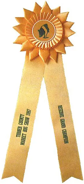 Gold rosette with a pointed sunburst edge